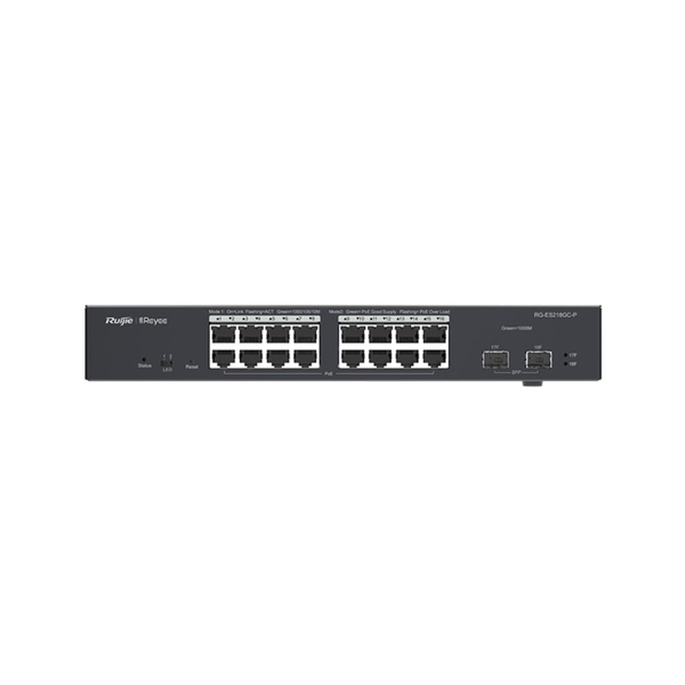 Ruijie RG - ES218GC - P PoE+ Switch - Total Security Equipment