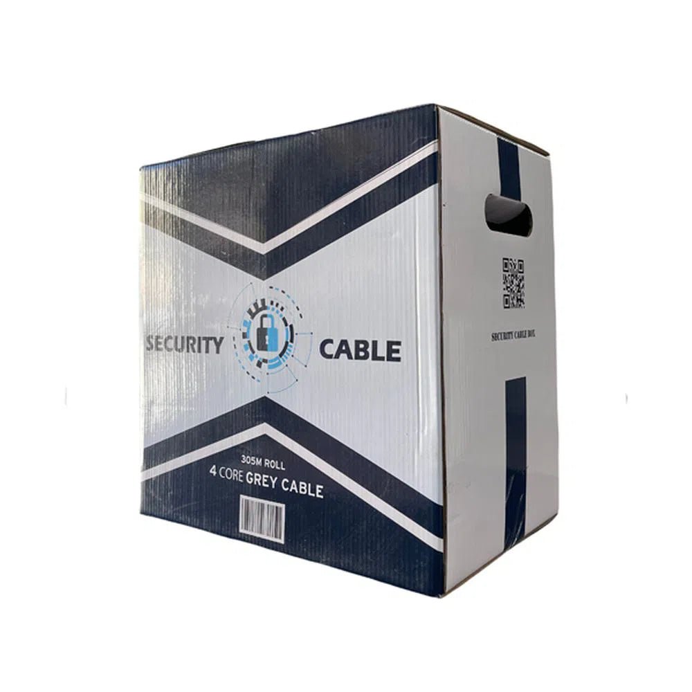 Security Cable 4 Core 14 Strand 305M Grey - Total Security Equipment