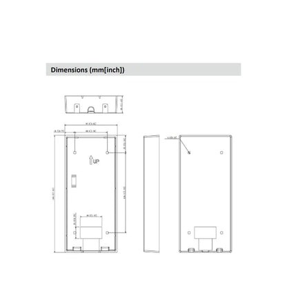 Security Surface Mount Bracket Box DHI - VTO6221|3221 - Total Security Equipment