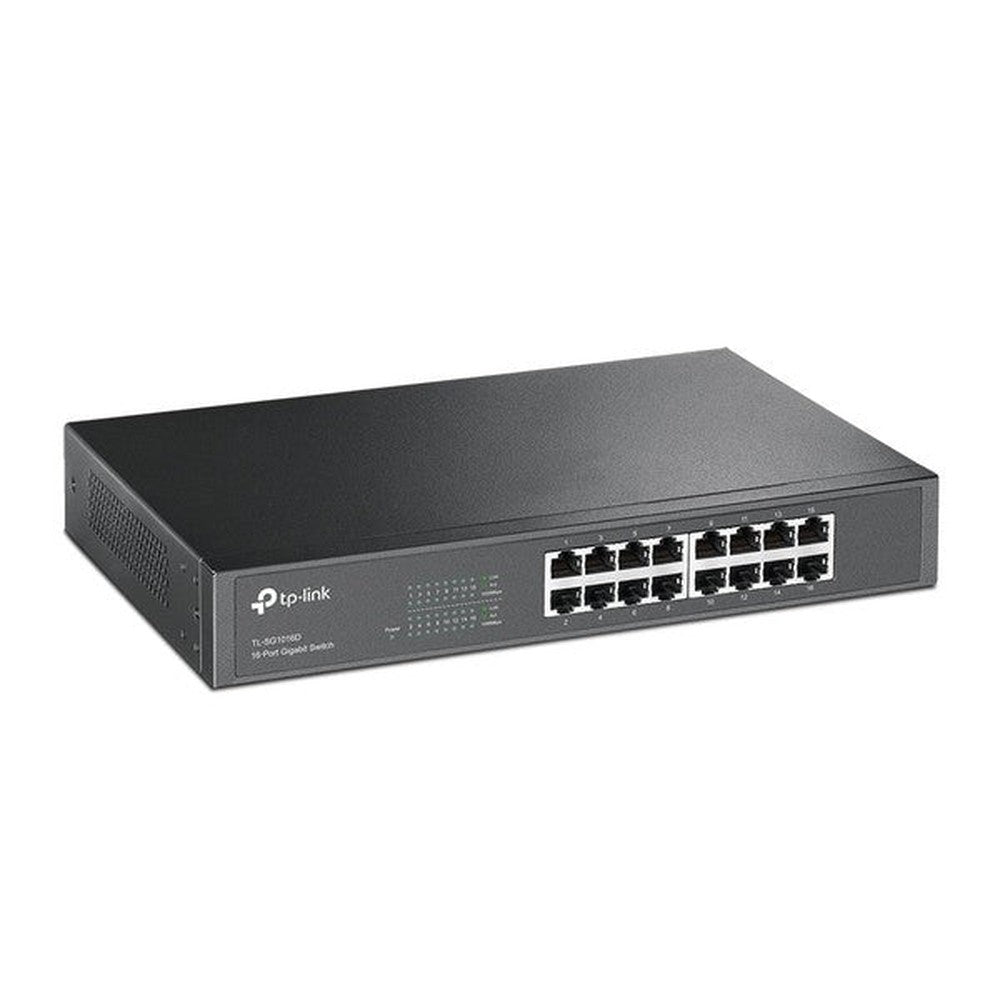 TP - Link 16 - Port Gigabit Desktop/Rackmount Switch - TL - SG1016D - Total Security Equipment