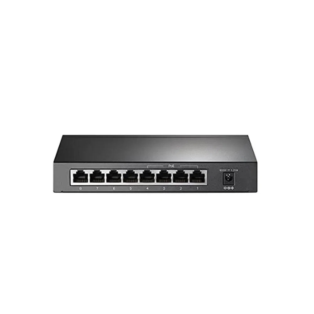 TP - Link 8 - Port Gigabit Desktop Switch with 4 - Port PoE - TL - SG1008P - Total Security Equipment