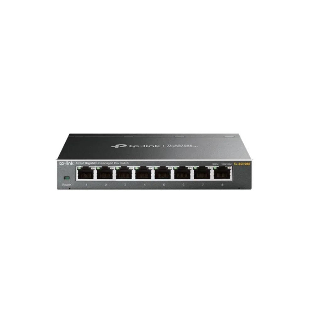 TP - Link 8 - Port Gigabit Easy Smart Switch - TL - SG108E - Total Security Equipment