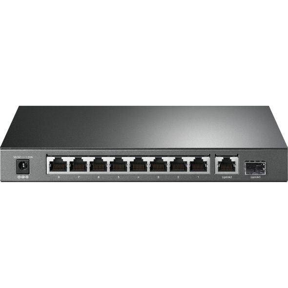 TP - Link TL - SG1210P 10 - Port Gigabit Switch with 8 - Port PoE+ - Total Security Equipment