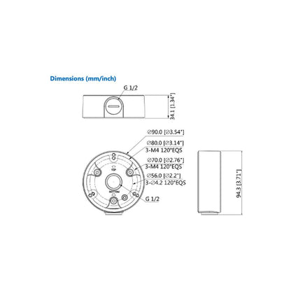 Water - proof Junction Box - PFA135 - Total Security Equipment