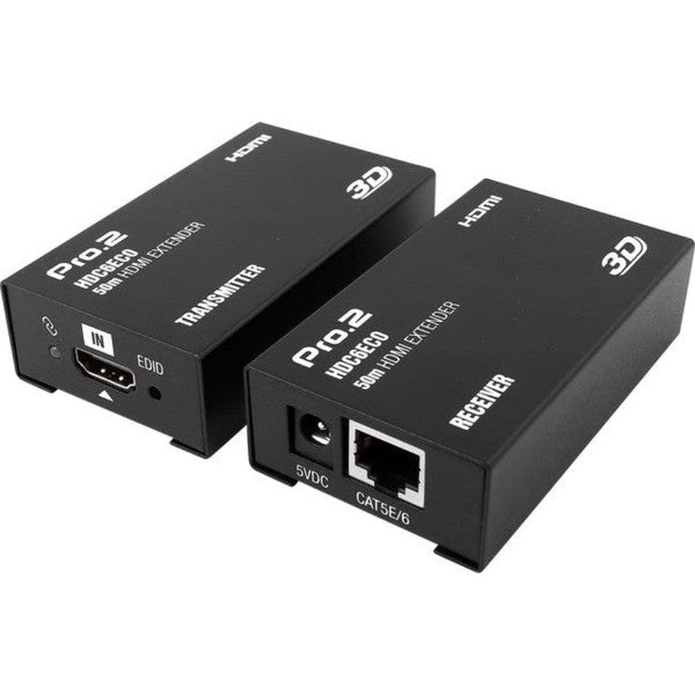 HDMI OVER SINGLE CAT6 EXTENDER 50M-Trantech Security-[SKU]-[Total Security Equipment]-[TSE]